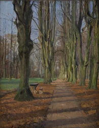 Een laan in Søndermarken. Frederiksberg