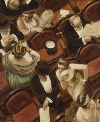In het theater
