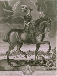 Ruiterportret van Oliver Cromwell c.1655