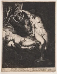 Psyche en de slapende Amor