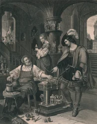 De dochter van de goudsmid, ca. 1850