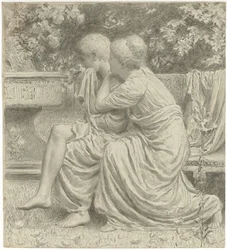 Cartoon voor "Een idylle"