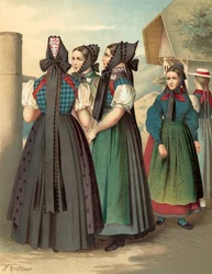 Duitse kostuum, Baden, Simonswald-Waldkirch-Donaueschingen