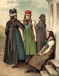 Duitse kleding, Baden, St Georgen, Tennenbrunn