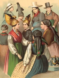 Duitse kostuum, Oostenrijk, Opper-Oostenrijk