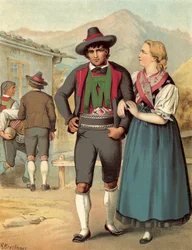 Duitse klederdracht, Tirol, Meran