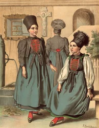 Duitse kostuum, Vorarlberg, Montafonthal