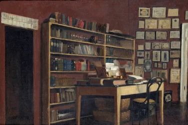 Hoek van Sir Richard Burtons studeerkamer, 1889