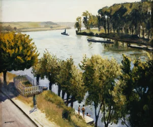 De Seine bij La Frette Montigny, c.1947