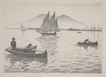 De haven van Napels