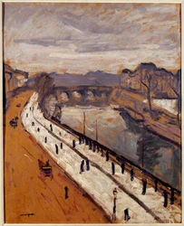 De Quai Des Grands Augustins In Parijs