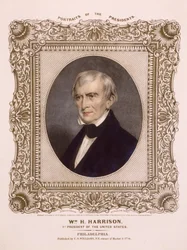 Amerikaanse president William Henry Harrison, 1846