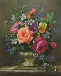 Rozen en viooltjes
