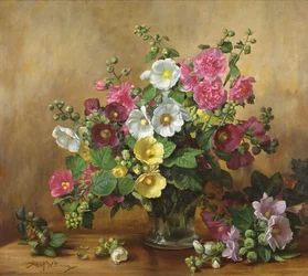 Stokrozen van eind september