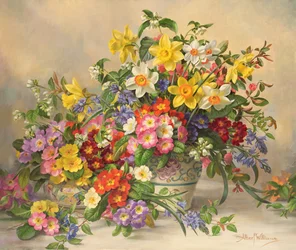 AB/296 Lentebloemen en Poole Aardewerk