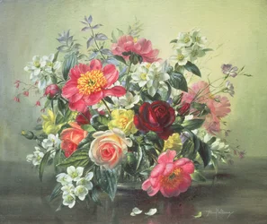 Bloemen van romantische juni