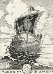 Jason en de Argonauten op de Argo