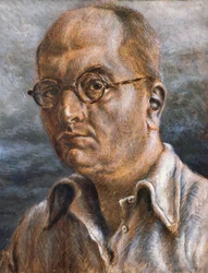 Zelfportret, door Alberto Savinio (1891-1952). Italië, 20e eeuw.