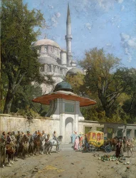 Een moskee. 1872