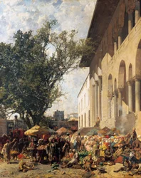 Markt in Constantinopel