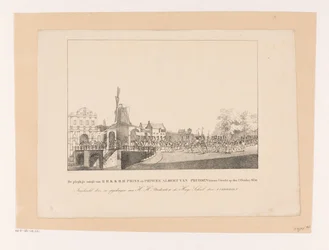 Intocht van Prinses Marianne en haar man Prins Albert te Utrecht, 1830