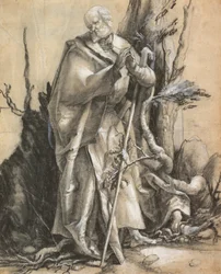 Baardige Heilige in een Bos, ca. 1516