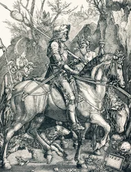 De Ridder van de Dood, ca. 1880 (gravure)