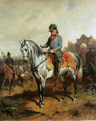 Veldmaarschalk Josef graaf Radetzky, opperbevelhebber tijdens de campagnes tegen Italië ...
