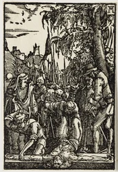Christus aan het Kruis genageld