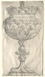 Beker met lelietjes-van-dalen