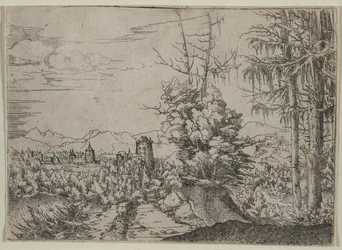 Landschap met Twee Pijnbomen