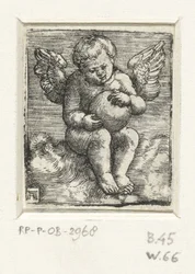 Putto met een bol