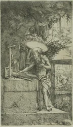 Sint Hiëronymus Lezend