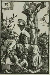 De kruisiging, uit De Val en Verlossing van de Mens