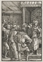 De Val en Verlossing van de Mens: Christus voor Kajafas