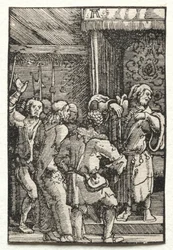De Val en Verlossing van de Mens: Christus voor Kajafas