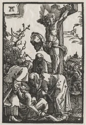 De val en verlossing van de mens: Christus aan het kruis, ca. 1515