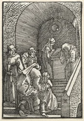 De val en verlossing van de mens: De presentatie van de Maagd in de tempel