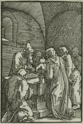 De presentatie in de tempel, uit De val en verlossing van de mens