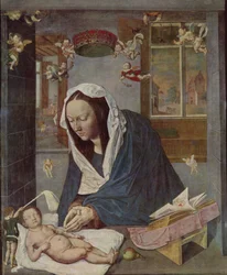 Albrecht Dürer Centraal paneel Maria-altaar