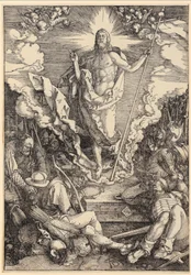 De verrijzenis van Christus, blad 12 uit de serie „De Grote Passie“