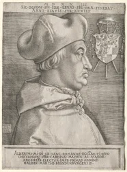 Kardinaal Albrecht van Brandenburg - De Grote Plaat