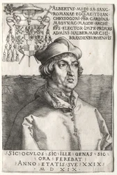 Kardinaal Albrecht van Brandenburg – Het kleine bord