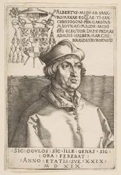 Kardinaal Albrecht van Brandenburg, 1519