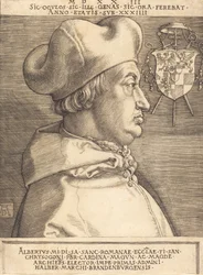 Kardinaal Albrecht van Brandenburg Grote Kardinaal, 1523