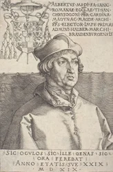 Kardinaal Albrecht van Brandenburg Kleine Kardinaal, 1519
