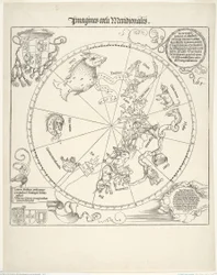 Hemelkaart van de Zuidelijke Hemel (Imagines coeli meridionalis)