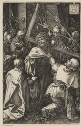 Christus draagt het kruis, uit „De Passie“