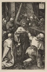Christus draagt het kruis, uit De Passie, 1512