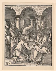 Christus Gekroond met Doornen, uit De Kleine Passie Serie